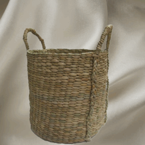 Cache pot Johary en jonc de mer de Madagascar