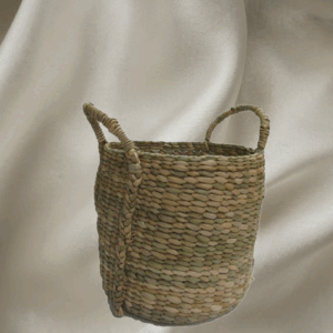 Cache pot Johary en jonc de mer de Madagascar