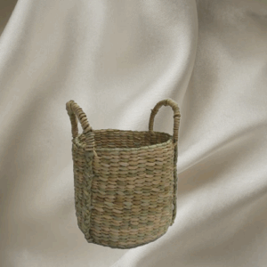 Cache pot Johary en jonc de mer de Madagascar