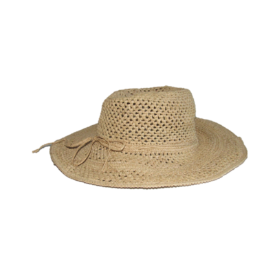 Chapeau capeline crochet